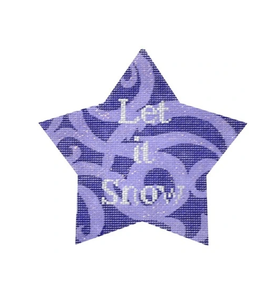 Let It Snow Christmas Star