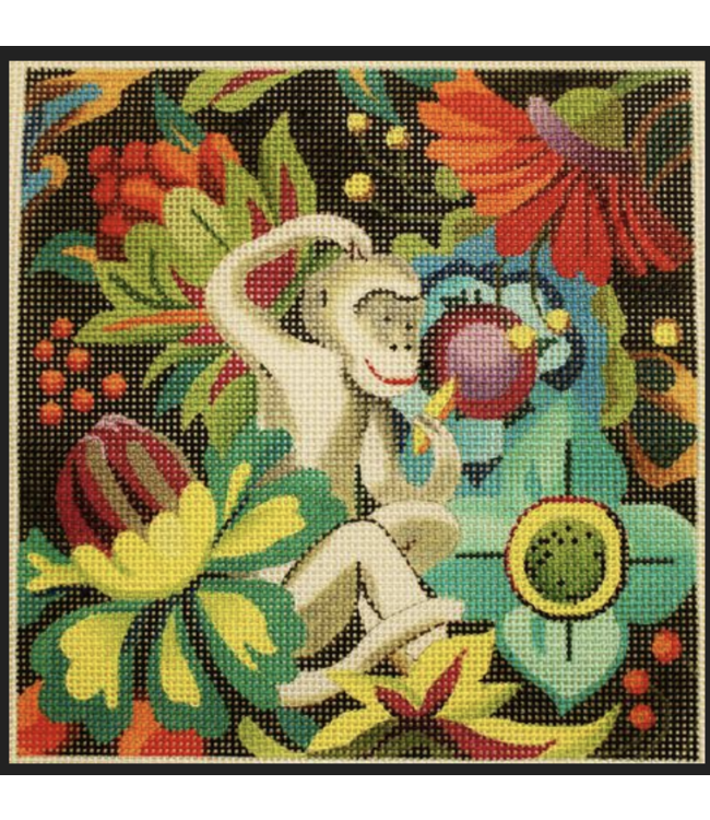 A White Monkey in the Garden