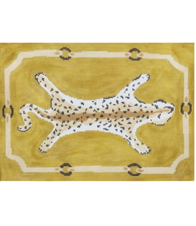 Leopard Clutch - Yellow