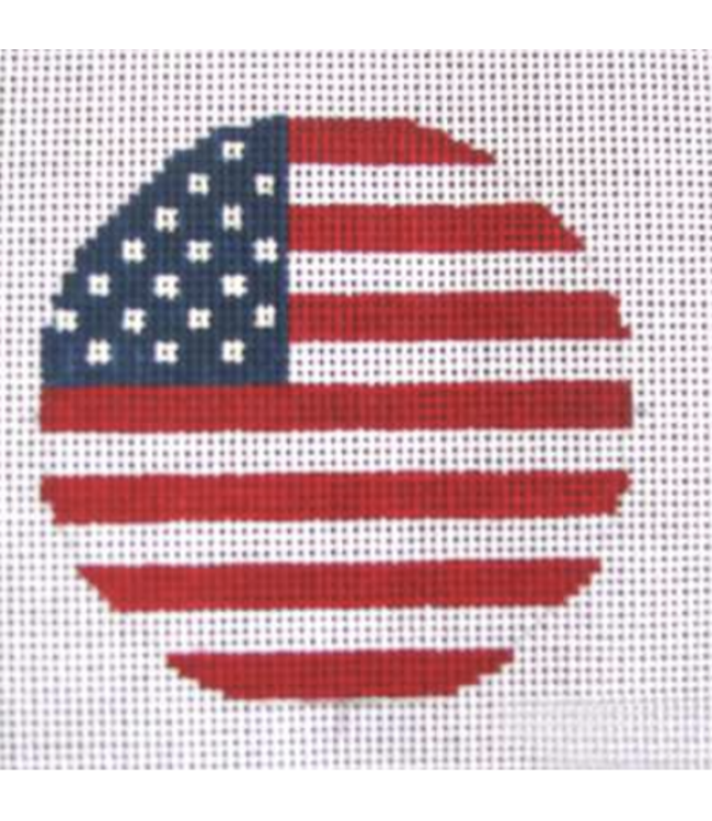 US Flag Insert 3" Round