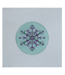 N8 Nordic Snowflake - aqua/purple