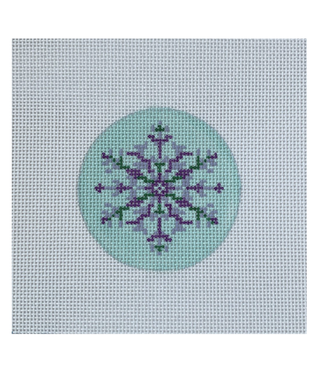 N8 Nordic Snowflake - aqua/purple