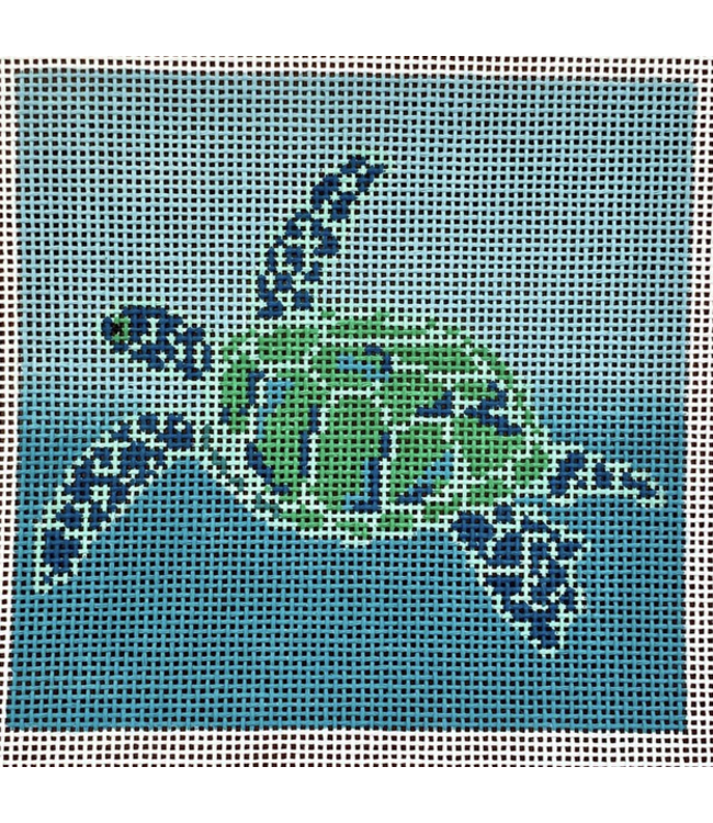 Sea Turtle Turq. Background