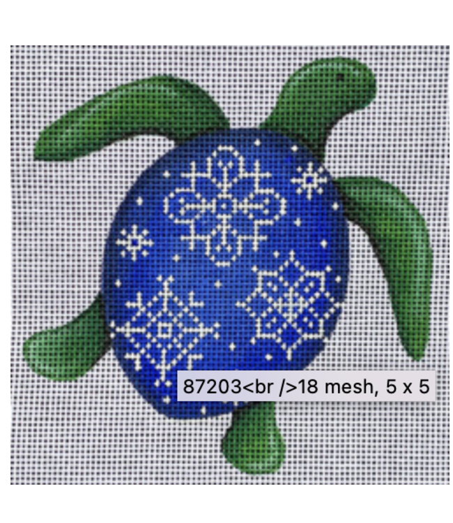 Turtle with Snowflakes