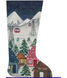 Ski Village Stocking
