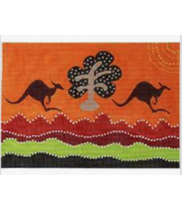Kangaroos Leaping