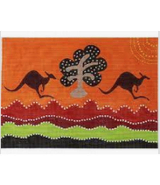 Kangaroos Leaping