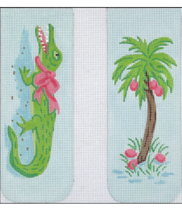 Gator & Palm Tree Glasses Case