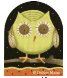 Light Green Owl with Leaf Wings