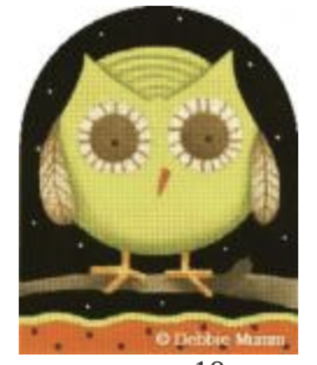 Light Green Owl with Leaf Wings