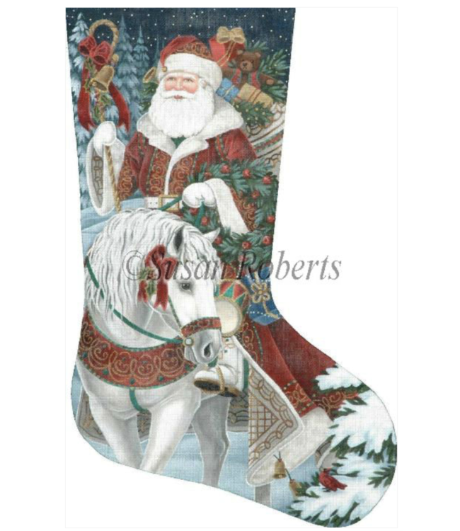 Santa on Horseback