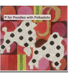 P for Poodles w/Polka Dots STITCH GUIDE