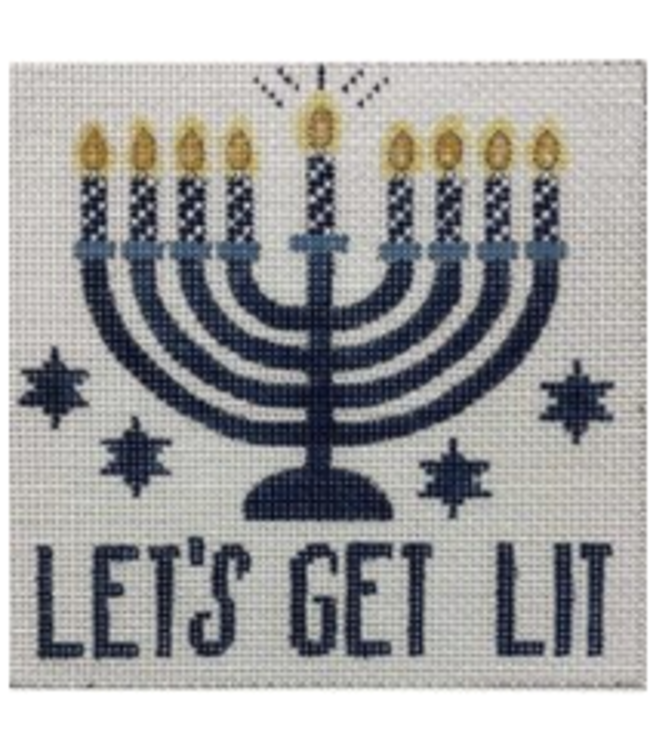 Let's Get Lit Menorah