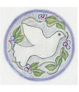 Dove with Blue