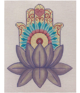 Lotus & Hamsa