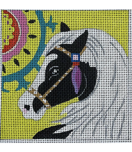 4x4 Insert Black Horse