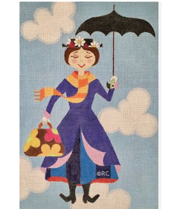 Mary Poppins in Clouds - Stitch Guide Available