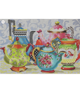 Teapots (Pink)