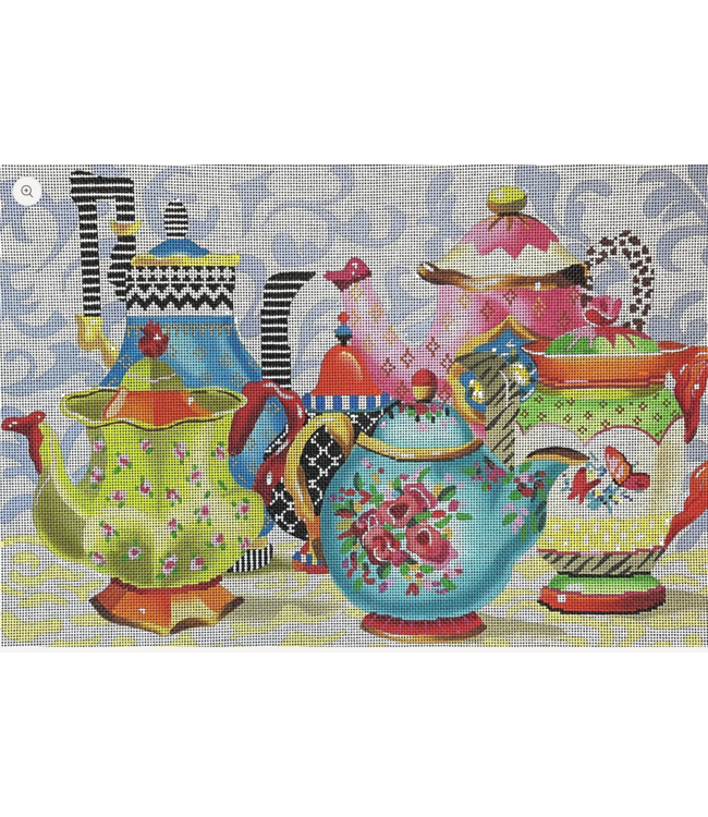 Teapots (Pink)