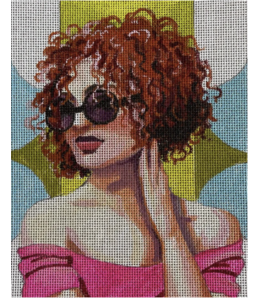 curly q lady 5.5 x 7