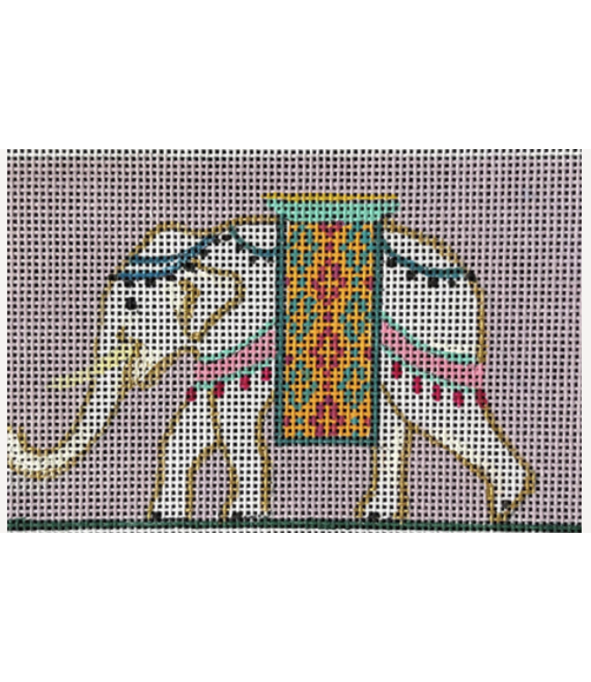 Elephant lavender background