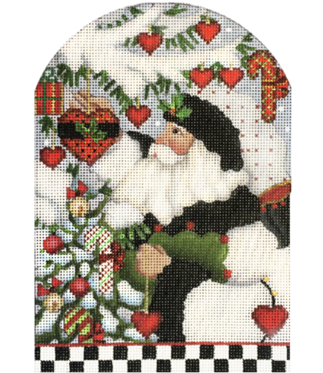 Red Heart Santa Dome