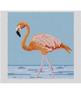 Flamingo 4" x 4"