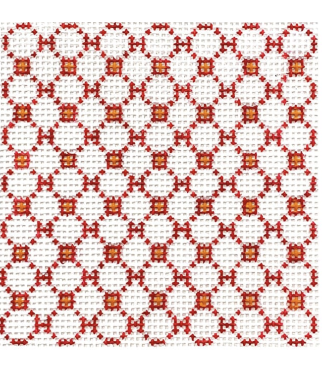 Pink/Orange Trellis
