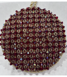 Crystal Ball Red/Gold Ornament Kit