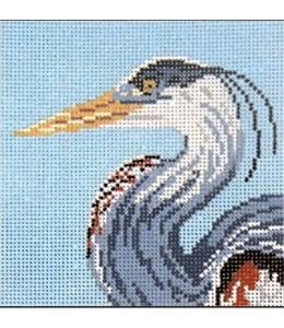 Great Blue Heron 4" Square