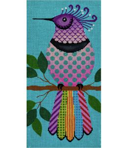 Purple Kra-Kra Bird