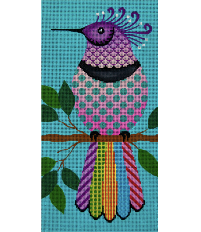 Purple Kra-Kra Bird