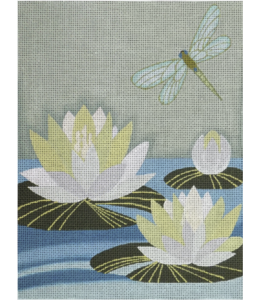 Dragon Fly and Lilly Pads