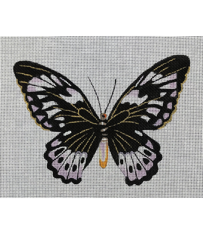 Butterfly- lack/Yellow and Gold