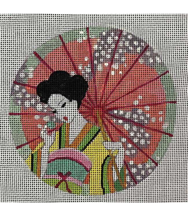 Geisha with Umbrella