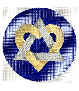 Intertwined Heart/Star of David