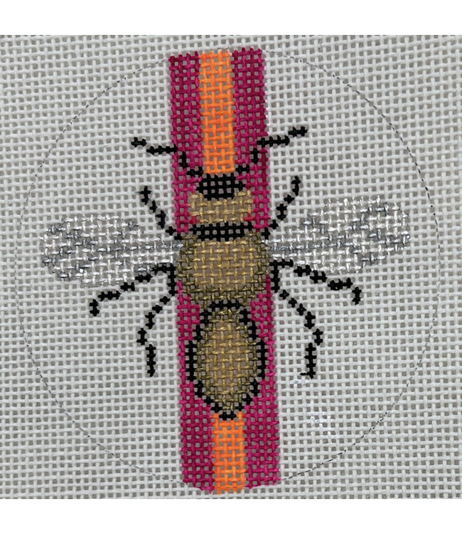 Bee on Pink Strip