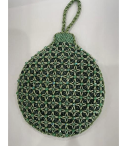 Crystal Ball Christmas Green/Gold Ornament Kit