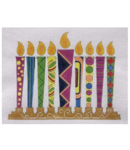 Colors of Hanukah Menorah