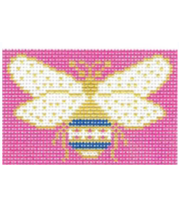 Bee Pink Background 2" x 3"