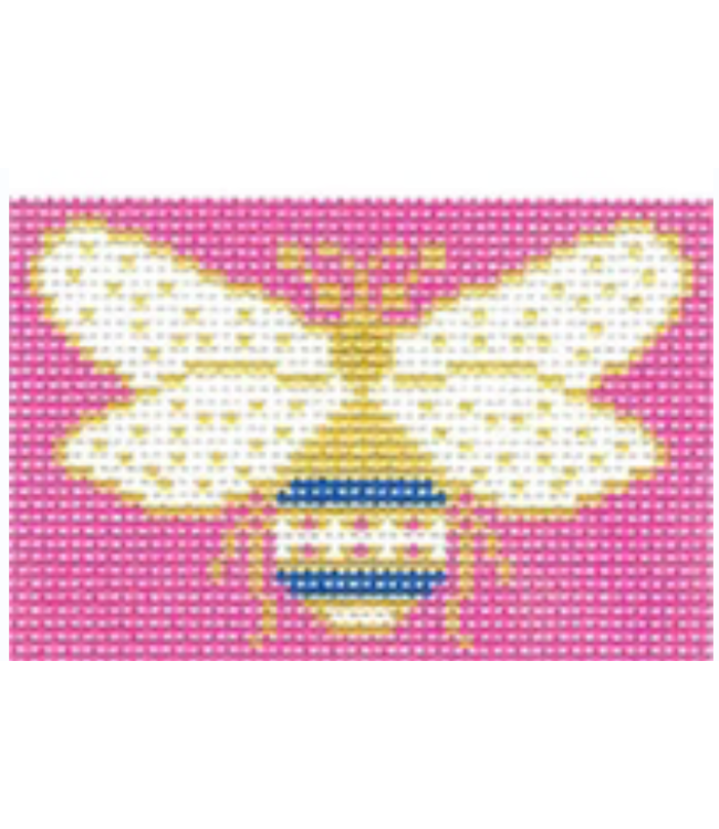 Bee Pink Background 2" x 3"