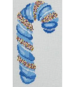 Sprinkle Candy Cane Blue