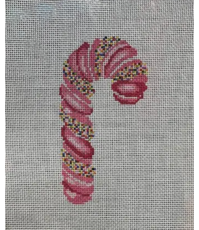 Sprinkle Candy Cane Pink