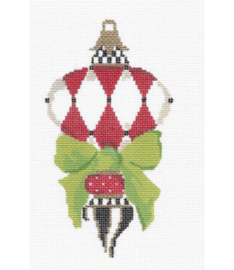 Red Carnelian Harlequin (Stitch Guide is available - add'l cost)