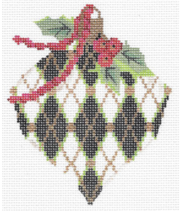 Jet Harlequin Heart