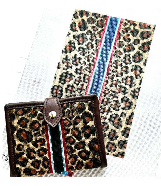 Leopard Pattern Sunglasses Case / Wallet Canvas