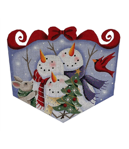Stocking Topper - Snow Triple
