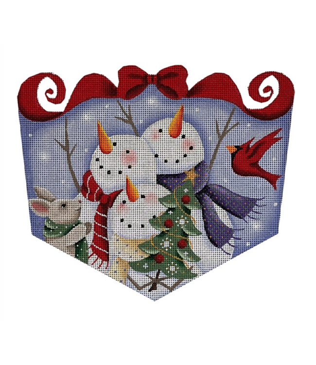 Stocking Topper - Snow Triplets