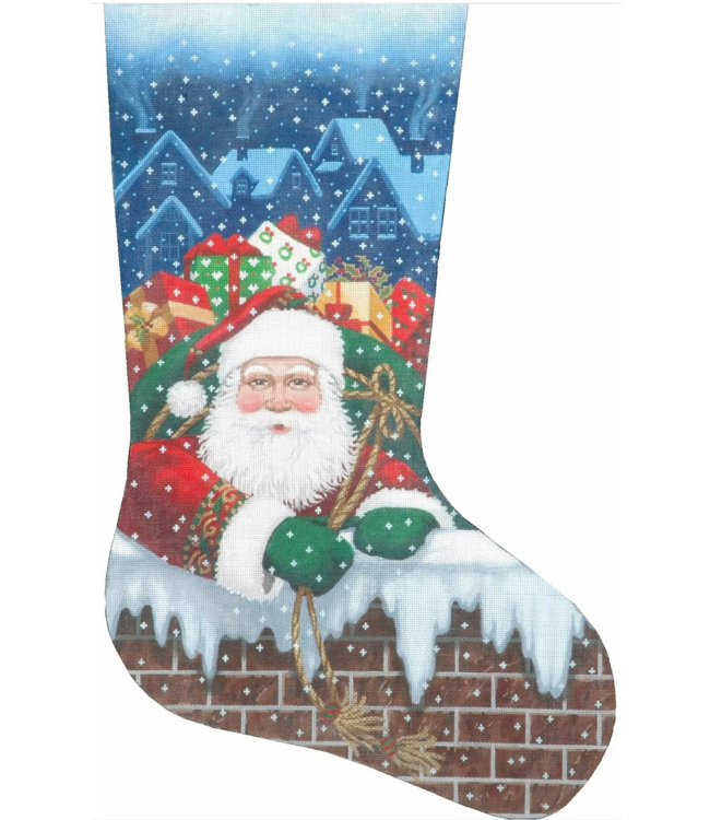 Santa Pops In