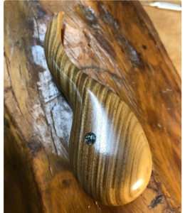 Aficot Argentine Lignum Vitae with Abalone Accent